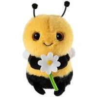 Heunec® Kuscheltier Biene mit Blume 15 cm
