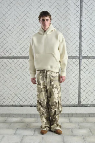 Herren Oversized Scuba Hoodie