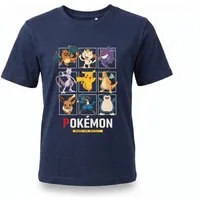 POKÉMON Print-Shirt Pokemon Pikachu Jungen T-Shirt Kurzarm Shirt 100% Baumwolle 100% Baumwolle, Gr. 98 bis 128