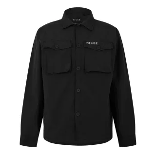 Nicce - "Fletch" Hemdjacke für Herren (Schwarz)