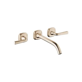 Dornbracht Waschtisch-Wandbatterie ohne Ablaufgarnitur COYA 36717414 Champagne gebürstet (22kt,36717 36717414-46