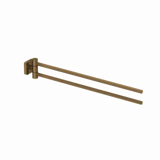 Kludi VELA S Doppel-Handtuchstange Länge 440MM Brushed Bronze, 25977N1 25977N1