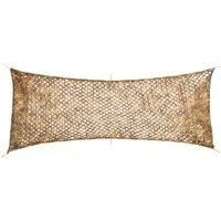 vidaXL Schutznetz Tarnnetz mit Aufbewahrungstasche 525x205 cm Sandfarbe, BxL: 205x525 m