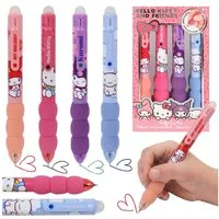 Hello Kitty Druckkugelschreiber Hello Kitty Set mit 4 Kugelschreibern, weicher Griff, (4-tlg)