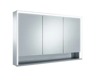 Keuco Spiegelschrank Royal Lumos 14305, Wandvorb.,silber-eloxiert,1200x735x165mm, 14305171301 14302171301