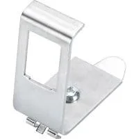 Hutschienenadapter für 1x Keystone Modul edelstahl