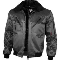 Qualitex Workwear Pilotenjacke Qualitex 4in1 Pilotenjacke einfarbig Winterjacke