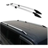 OMAC Dachträger Dachreling für VW T5 T6 2003-2025 L1 Kurzer Alu Silber 2x (2-St), Rostbeständig, Einfache Montage, Korrosionsbeständig