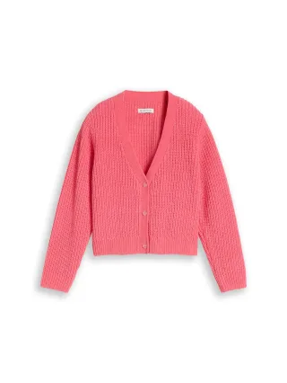 tom tailor kids - Cardigan mit V-Ausschnitt pink dream - Gr. - 122
