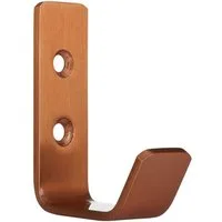 SO-TECH® Kleiderhaken Wandhaken, aus Edelstahl, 60 x 20 x 45 mm, (1-St), kleiner Jackenhaken mit abgerundeten Kanten orange