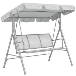 Outsunny Hollywoodschaukel,, Grau, Metall, 108x154x171 cm, Gartenmöbel, Hollywoodschaukeln