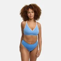 cfab Bügelloser BH Lined Comfort Push-Up BH-Silver Lake Blue-M (1-tlg)