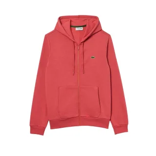 Lacoste - "Classic Up" Hoodie mit durchgehendem Reißverschluss für Herren (Rot)