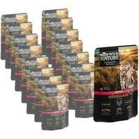 Dehner Wild Nature Hügelland Kitten Huhn, 16 x 85 g Beutel Huhn, Nassfutter für: Katze, Nassfutter für junge Katzen, getreidefrei / zuckerfrei