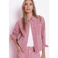 STREET ONE Jeansjacke mit Hemdkragen und Druckknöpfen