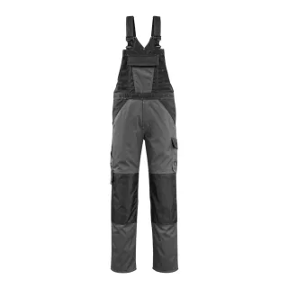 MASCOT Leeton Latzhose mit Knietaschen LIGHT Dunkelanthrazit / Schwarz 64 - 15769-330-1809-82C64