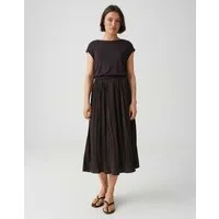 OPUS Midikleid mit fließender Silhouette Femininer Look mit eleganter Länge
