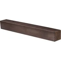 Levandeo® Wandregal, levandeo Wandregal Holz Massiv 80x10cm Nussbaum Farbig Wandboard