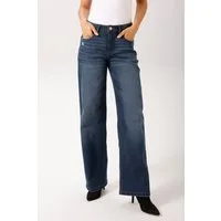Aniston CASUAL Straight-Jeans mit trendig weitem Bein