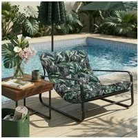 HomeMiYN Loungesessel Loungesessel Sessel Wohnzimmer Gartenliege mit Wendekissen (2er set,bestehend aus sessel mit Gepolsterten Kissen), für kinder,2 erwachsene