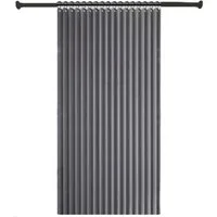 Diwzbyn Duschvorhang Wasserdichter Magnet-Falt-Duschvorhang, Verdickter Leinenoptik-Vorhang Breite 100 cm (1-tlg), Ideal für Badezimmer, Türrahmen, Schlafzimmer und als Raumteiler