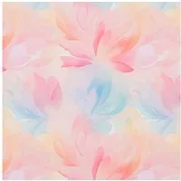 Star Geschenkpapier, Geschenkpapier Blumen 70cm x 2m Rolle Aquarell Pastell Farben Bunt