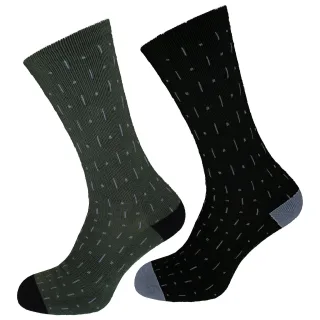 Oakley 2er-Pack Ltch Herren Radsocken Grün/Schwarz