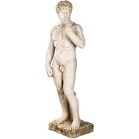 BIRENDY Dekofigur Riesige 14kg Statue 108cm SYLA14014L David Gartenfigur Dekofigur