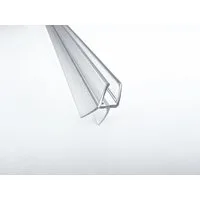 Kristhal Dusch- & Baddesign Duschdichtung Schleiflippendichtung unten 5102 – Abtropfleiste, Spaltmaß 11–14 mm, L: 75 cm