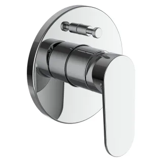 LAUFEN Wannenarmatur Unterputz NEJA für SIMIBOX Standard oder SIMIBOX Light ohne Zubehör chom H3215160040001