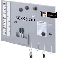bremermann Magnettafel aus Metall, beschreibbar, viel Zubehör, (1-tlg)