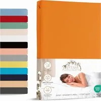 livessa Spannbettlaken Jersey Spannbettlaken Bettlaken Baumwolle weich Rundumgummi, Jersey, Gummizug: Rundumgummizug, In 9 Größen und vielen Farben erhältlich aus 100% Baumwolle