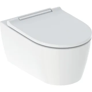 Geberit ONE Set Wand-WC mit WC-Sitz weiss/glanzverchromt, 500202011 500202011