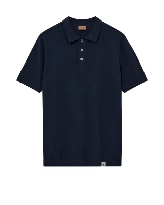 mos mosh gallery - MMGKyle Bouclé SS Polo navy - Gr. - XXL