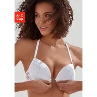 Vivance Push-up-BH mit Spitze in Leo-Optik mit Neckholder-Träger, Dessous