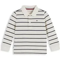 Tommy Hilfiger Langarm-Poloshirt für Babys, weiche Baumwoll-Qualität