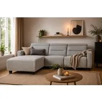 OTTO home Ecksofa Carpari, L-Form, 263 cm, manuelle o. elektrische Relaxfunktion, USB A/C und Kopfteilverstellung