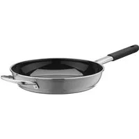WMF Bratpfanne Fusiontec Mineral Stielpfanne, 28 cm, Platinum, Fusiontec (1x Bratpfanne mit Gegengriff 28 cm (Höhe 8,1 cm) - optimal für Herdplatten mit Ø 22 cm, 1-tlg., 1x Bratpfanne mit Gegengriff 28 cm - optimal für Herdplatten mit Ø22cm), Made in