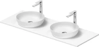 Duravit Sivida SET, Aufsatzbecken 2 r.400 weiss seidenmatt 2680163200