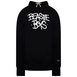 Champion x Beastie Boys Herren Schwarzer Hoodie