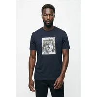 BOSS ORANGE T-Shirt Te lupo runder Ausschnitt, regular fit, Fotodruck