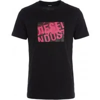 Diesel Rundhalsshirt Slim Fit mit Logoprint - T-DIEGOS-K16