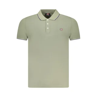 Norwegen 1963 Verde Baumwolle Herren Polo
