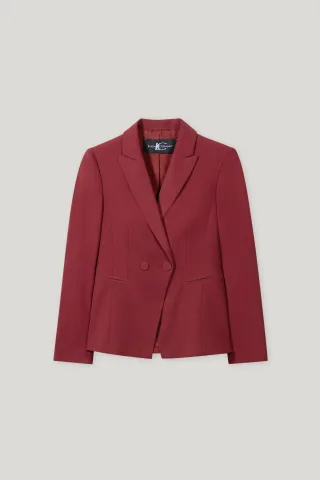 Luisa Cerano - Anzüge / Blazer / Sakkos Weiblich berry red - Gr. - 44