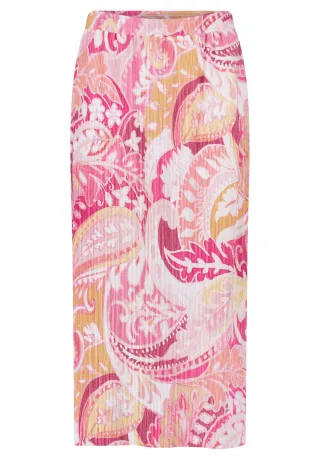 Betty Barclay - Plisseerock rosé/yellow - Gr. - 48