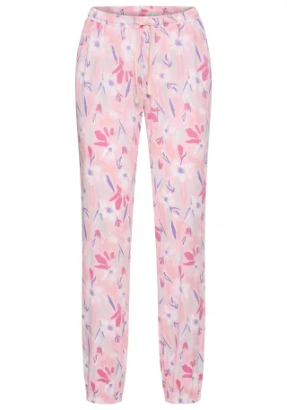 LASCANA - Vivance Dreams VD Long Pants rose aop - Gr. - 50