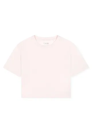 SCHIESSER - T-Shirt Rundhals rosé - Gr. - 44