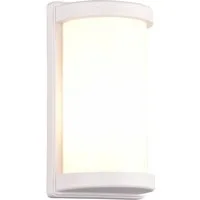 Reality Leuchten LED Außen-Wandleuchte, LED wechselbar, Warmweiß, Fassadenlampe für Haus-wand beleuchten, Terrassenleuchte Weiß, H: 26cm