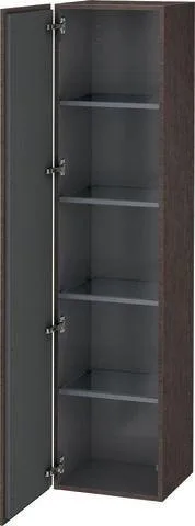 Duravit L-Cube Hochschrank Eiche dunkel gebürstet Matt 400x363x1760 mm - LC1180L7272 LC1180L7272