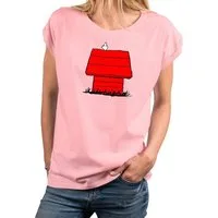 MAKAYA T-Shirt Damen Kurzarm Sommer Top mit Print Lustige Oberteile Aufdruck Frauen (Rundhals, Blau, Grau, Rosa, Schwarz, Weiß) große Größen